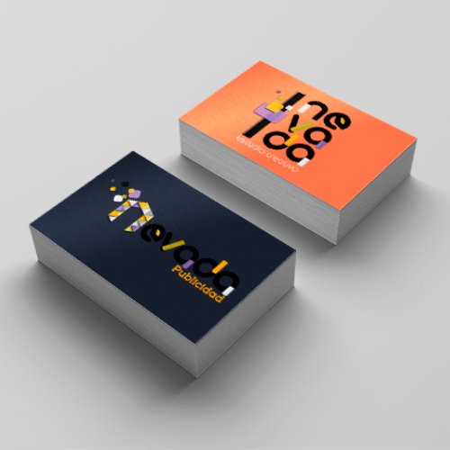 logos de tarjeta de visita para comercio de agencia de publicidad en granada